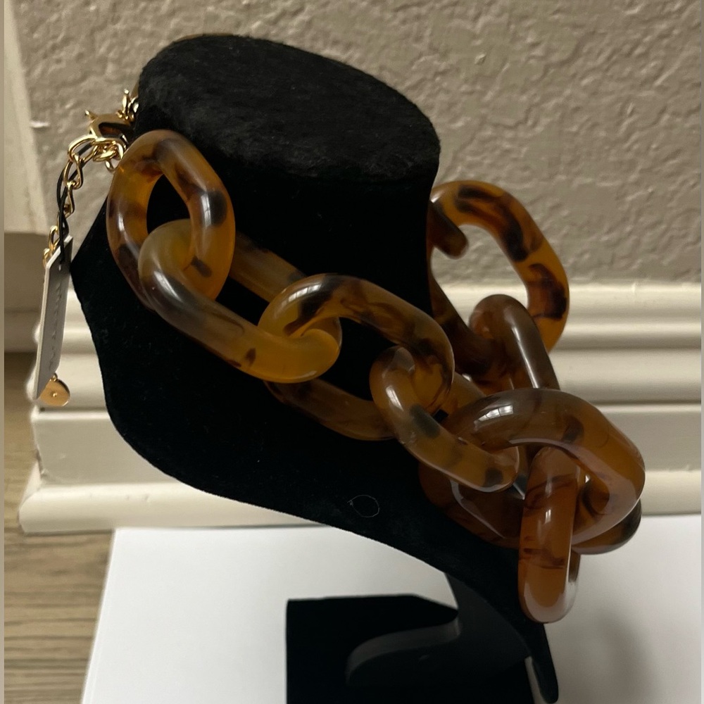 Elegant Brown Chain Necklace - Picture 8 of 10